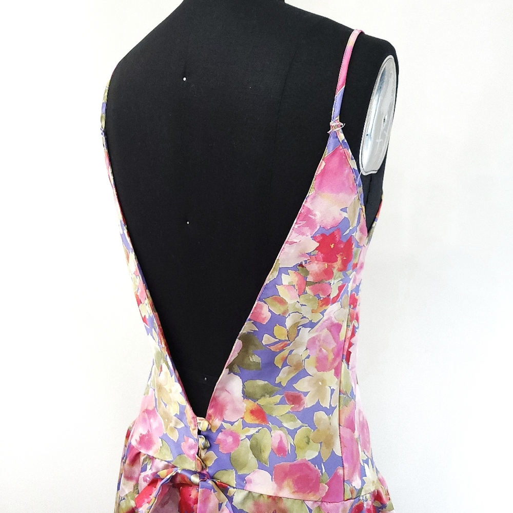 Etam Paris Y2K Euro French Fairycore Lingerie Floral Flirty Mini Dress - Picture 10 of 12